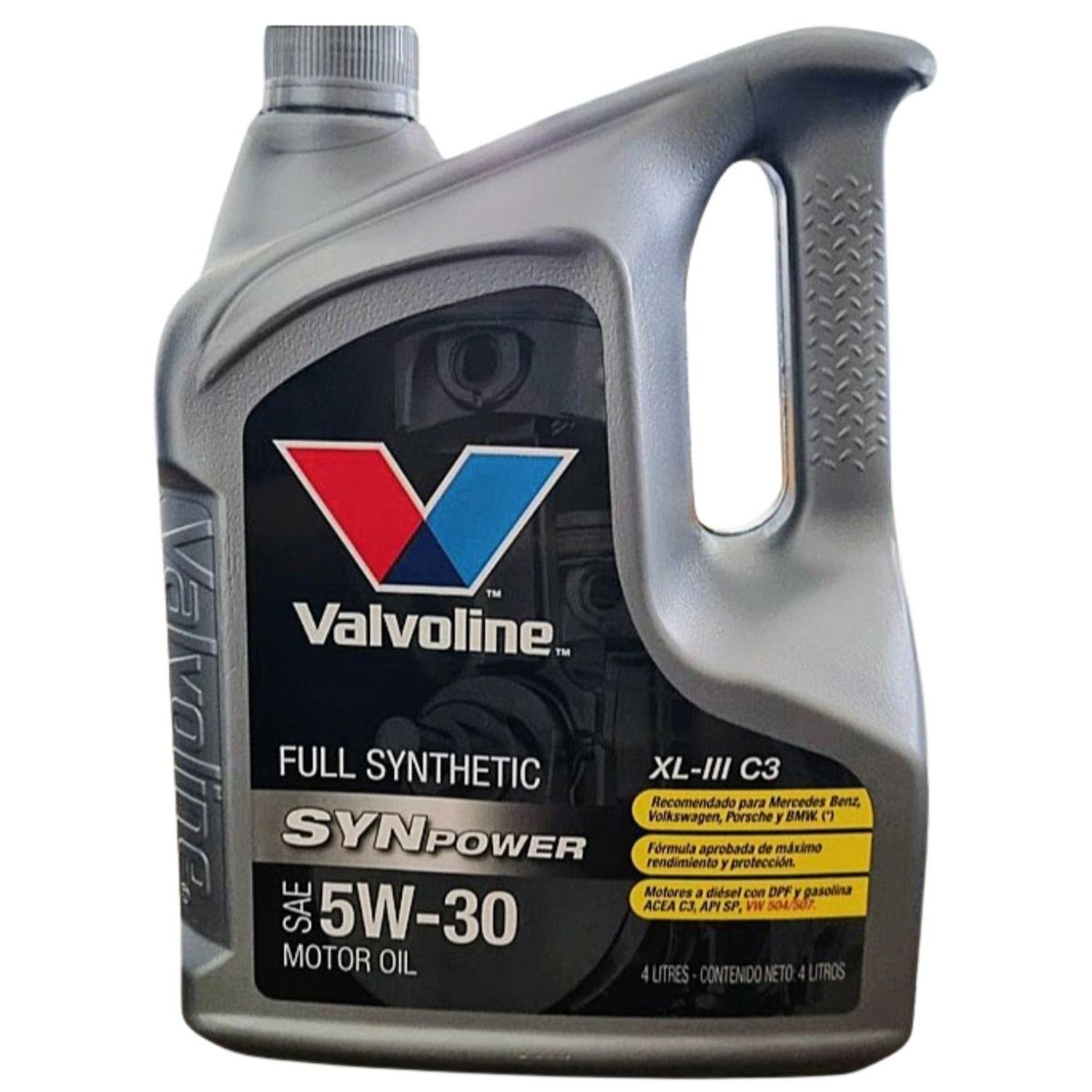 VALVOLINE - Lubricante Motor 5w30 Synpower C3 Valvoline 4 Lts.