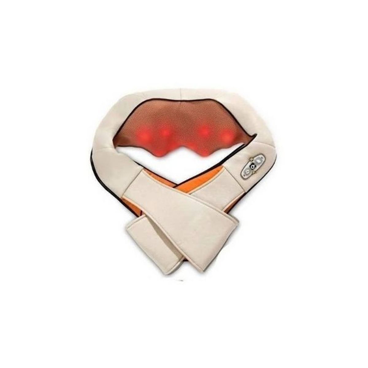 GENERICO - Masajeador Eléctrico Portátil Cervical Beige 110v220v