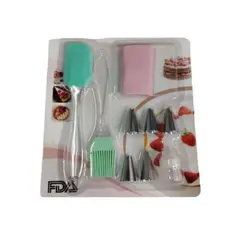 CARIBEE - Set Decoracion Pasteleria Reposteria Espatula Manga Brocha