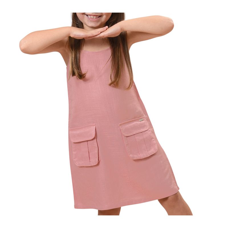 EXCEPTION - Vestido Lino Niña Exception