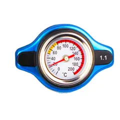 GENERICO - Tapa De Radiador Medidor De Temperatura Del Agua De 1.1
