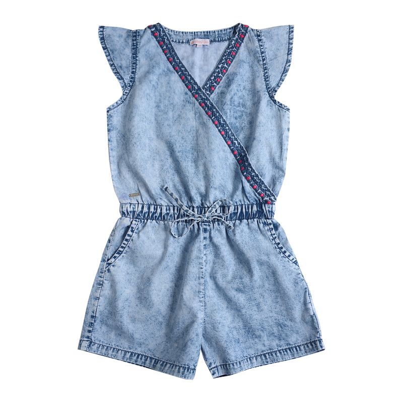 EXCEPTION - Enteriro Corto Mezclilla Liviana Niña Exception