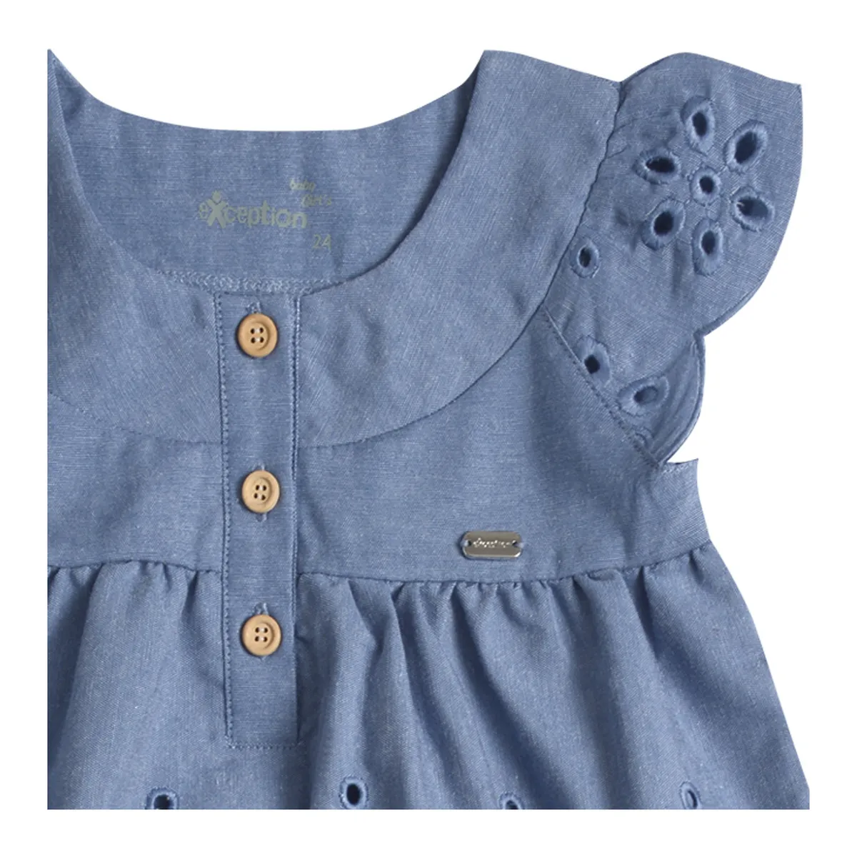 EXCEPTION - Vestido Tela Bebé Niña Exception