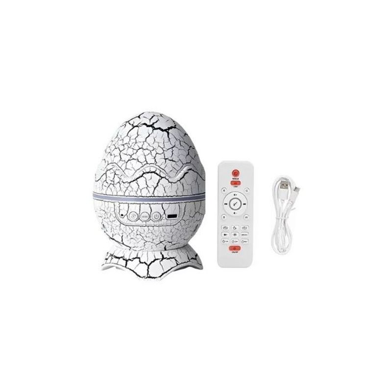GENERICO - Lámpara De Nocturna Proyector De Huevo Dinosaurio Bluetooth