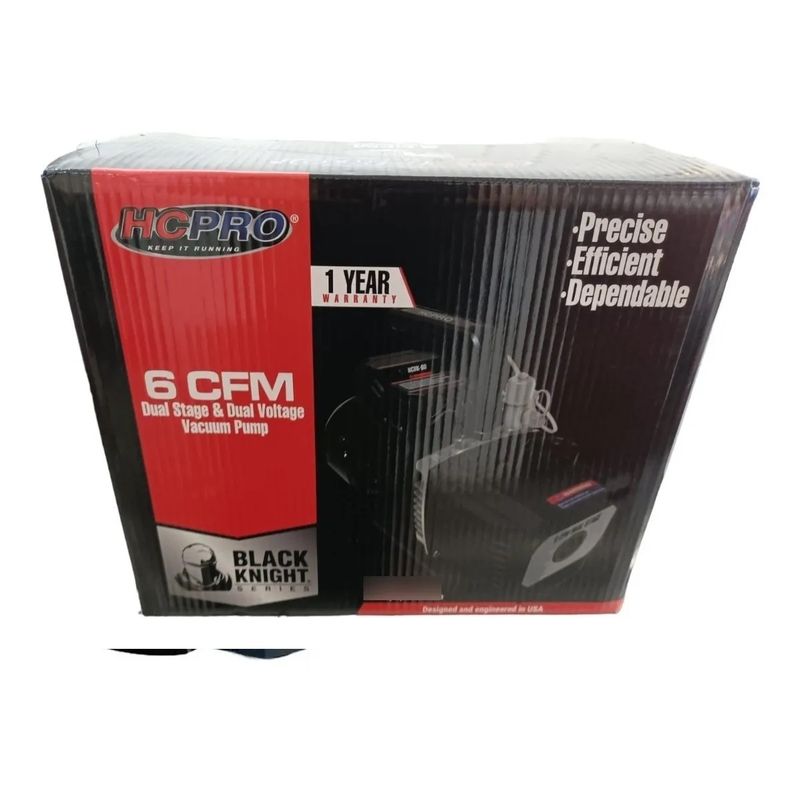 GENERICO - BOMBA DE VACIO 2 ETAPAS 6 CFM - HC PRO -  110V 230V  5060 HZ -  HCPRO