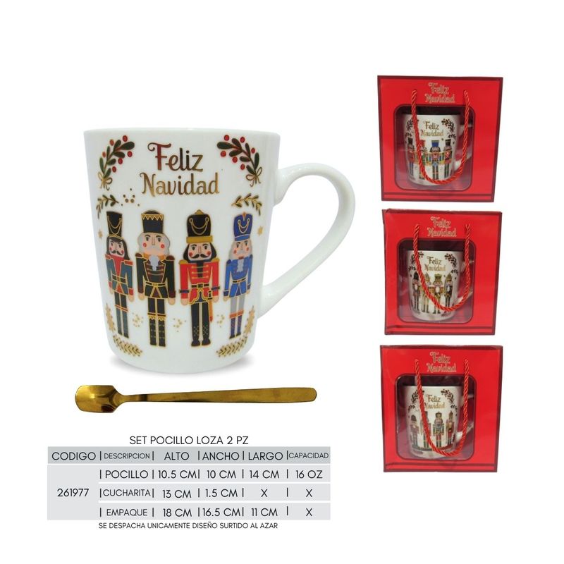 CARIBEE - Taza Feliz Navidad Cascanuese