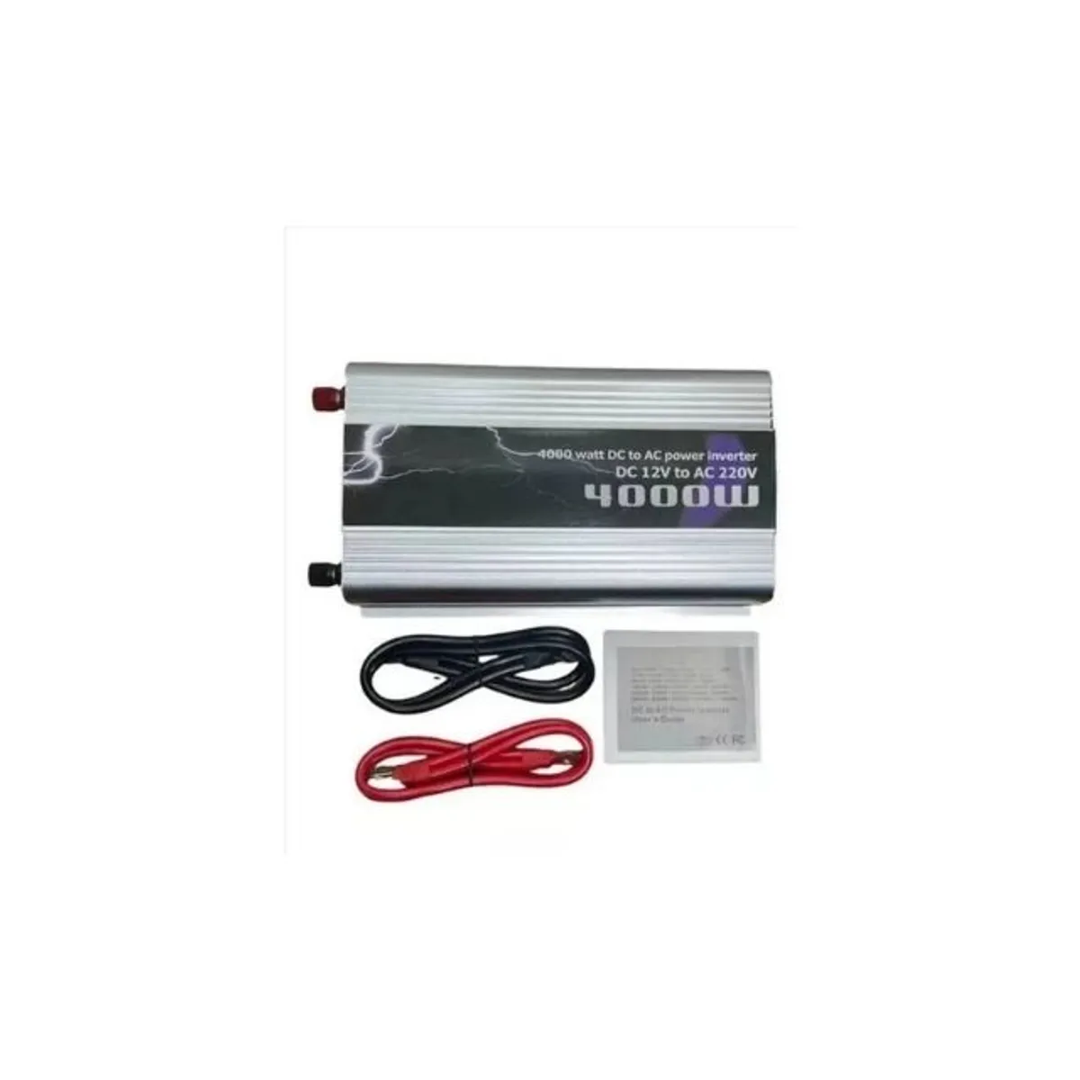 GENERICO - INVERSOR DE VOLTAGE CORRIENTE 12V A 220V 4000W USB