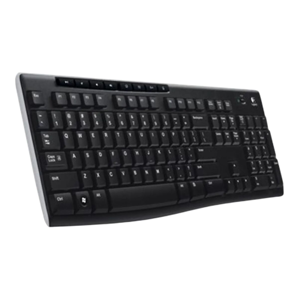 LOGITECH - Logitech K270, Teclado Inalámbrico, Dongle USB, Español, Negro