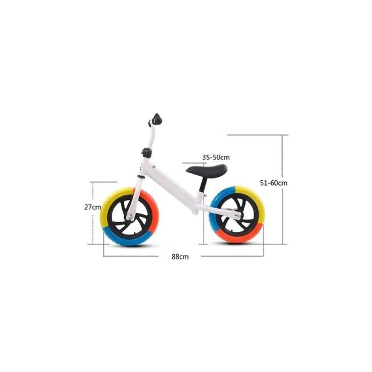 GENERICO - Bicicleta Equilibrio Sin Pedales De Aprendizaje