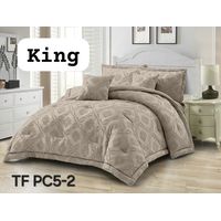 Cobertor de Verano KING Edredon Semiacolchado de Polialgodon Beige