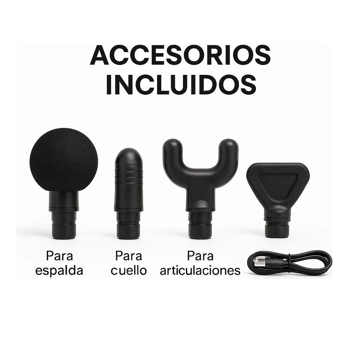 GENERICO - Masajeador Muscular Pistola Masaje 30 Velocidades Digital