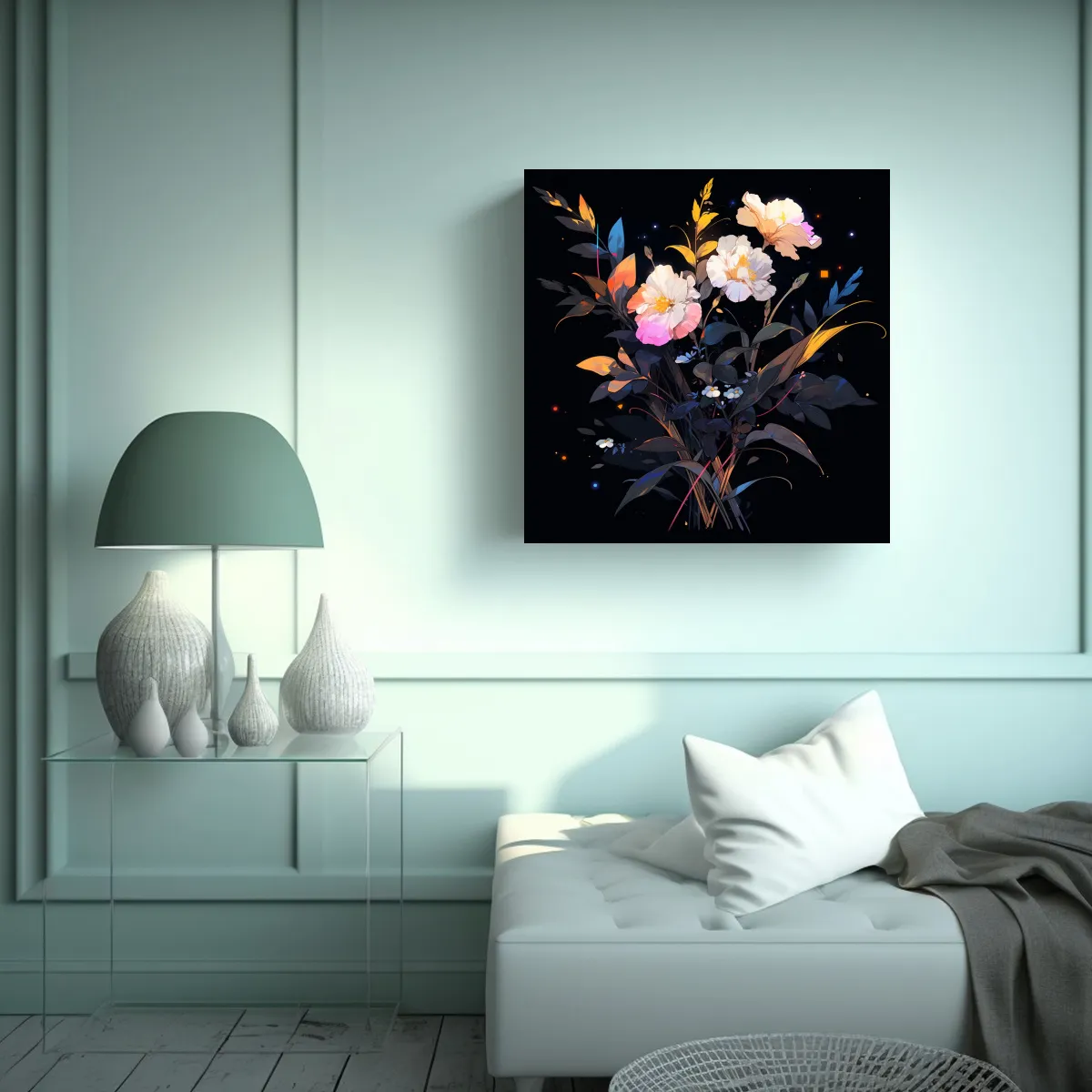 GENERICO - Pinturas Decorativas Arte Calidos Reflejo En 60x60 Cm.