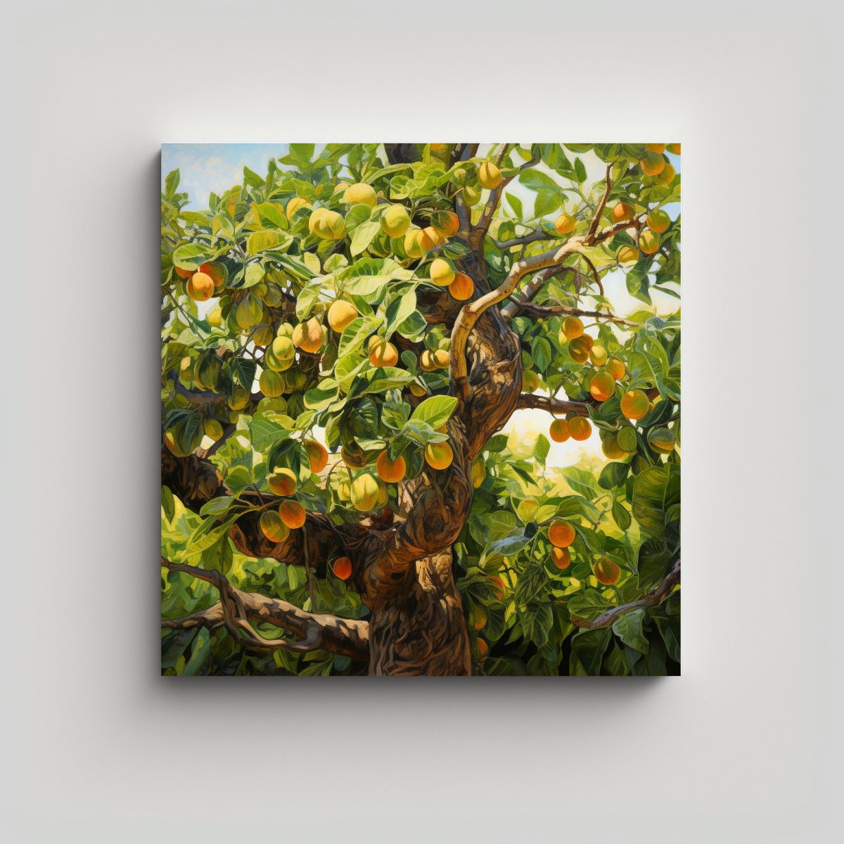 GENERICO - Pintura Abstracta Estilo óleo Detallado De Alta 60x60 Cm