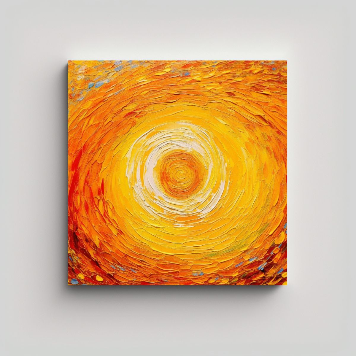 GENERICO - Cuadro Tela Movimiento Arte Callejero Círculo 60x60 Cm