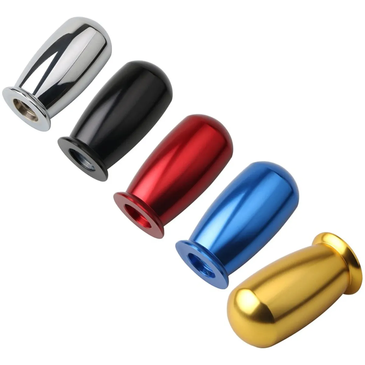 GENERICO - Pomo Metalico Manilla De Cambios Auto Universal