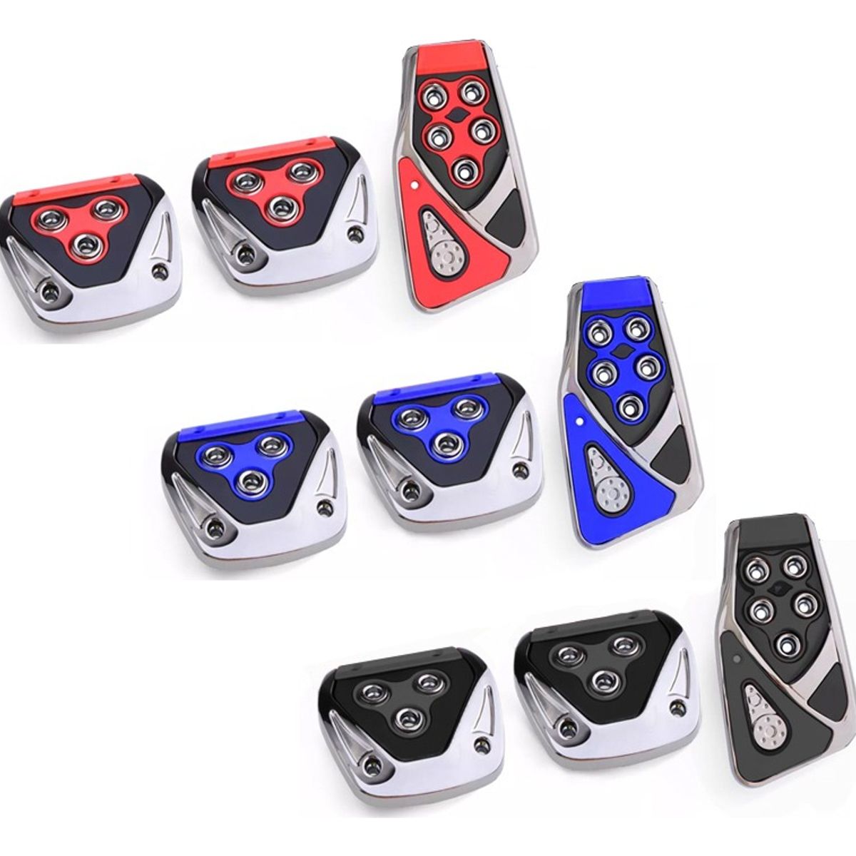 GENERICO - Cubre Pedales Freno Acelerador Y Embrague Antideslizante