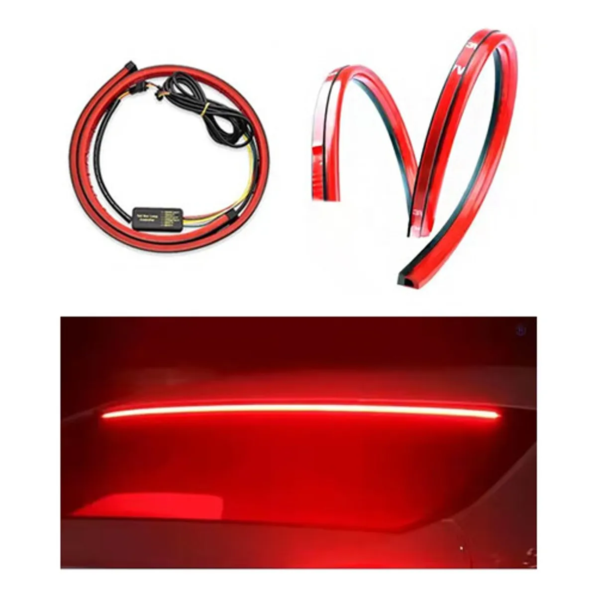 GENERICO - Tercera Luz Freno 12v Flexible 100cm