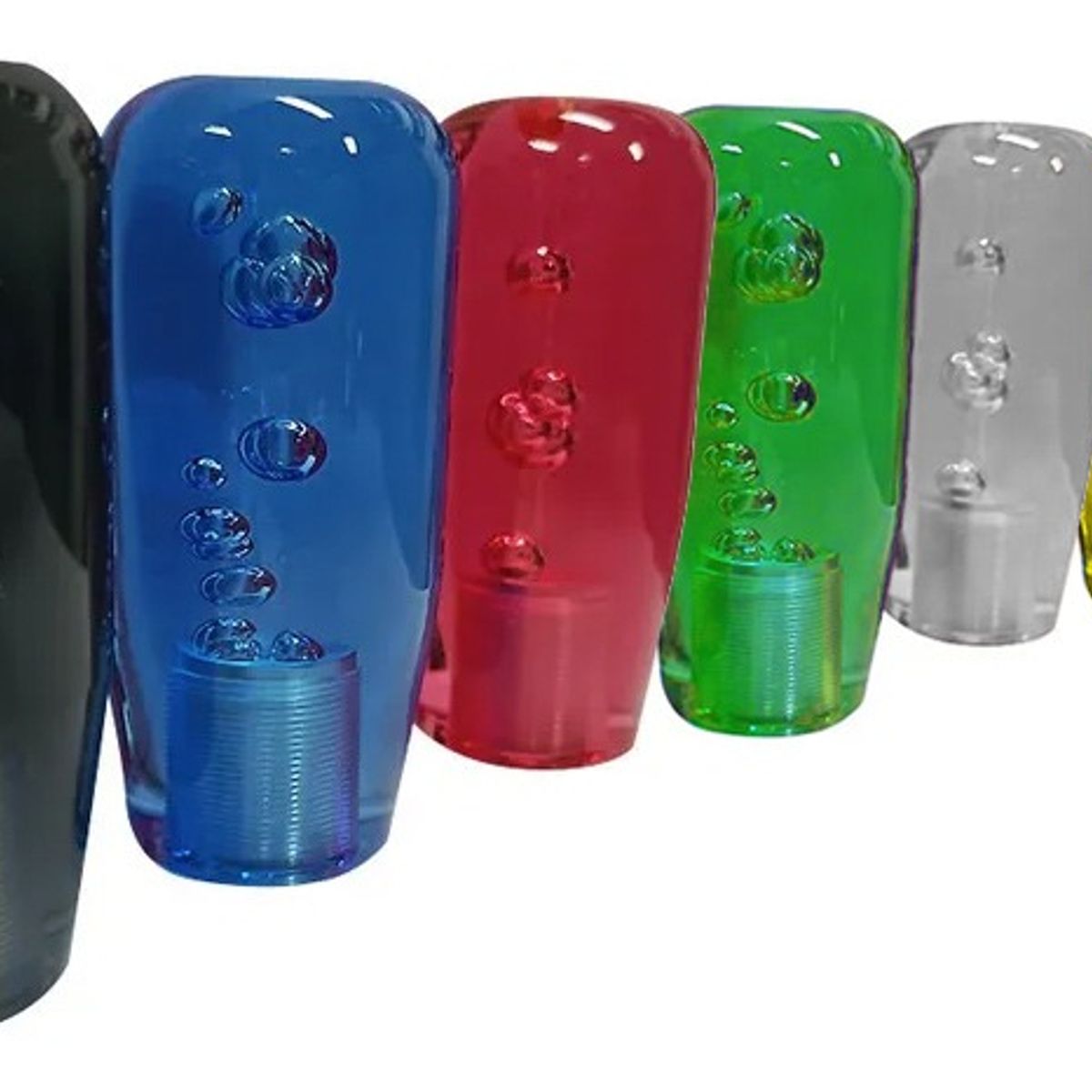 GENERICO - Pomo Manilla De Cambios Burbujas 10 Cm Auto Universal
