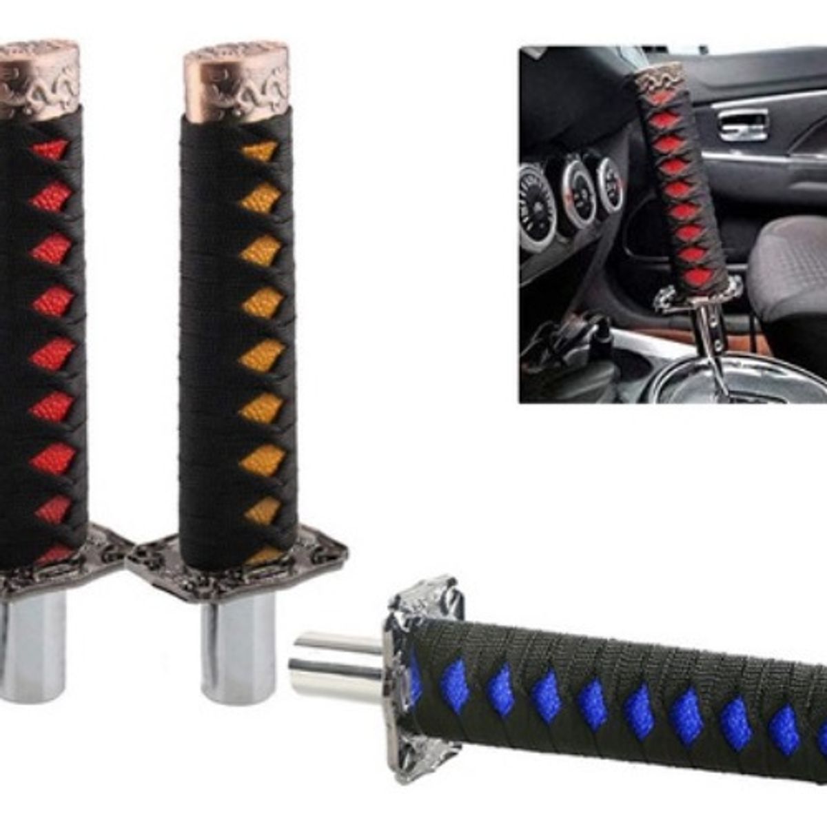 GENERICO - Manilla Katana Pomo De Cambios Auto Universal