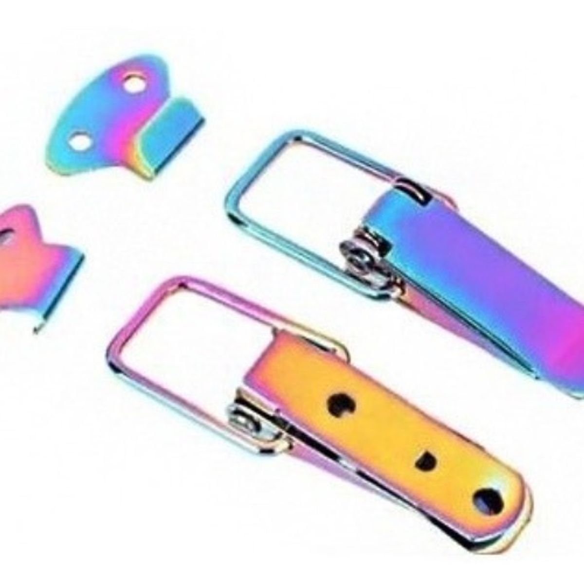 GENERICO - Clip Sujetador Grande De Parachoques Auto Tornasol