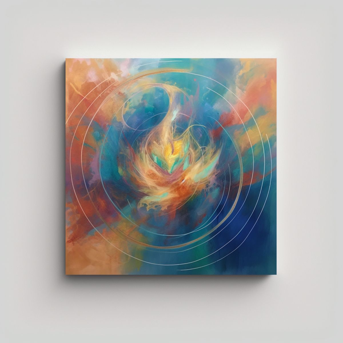 GENERICO - Alma Liberada Abrazando El Concepto De 60x60 Cm