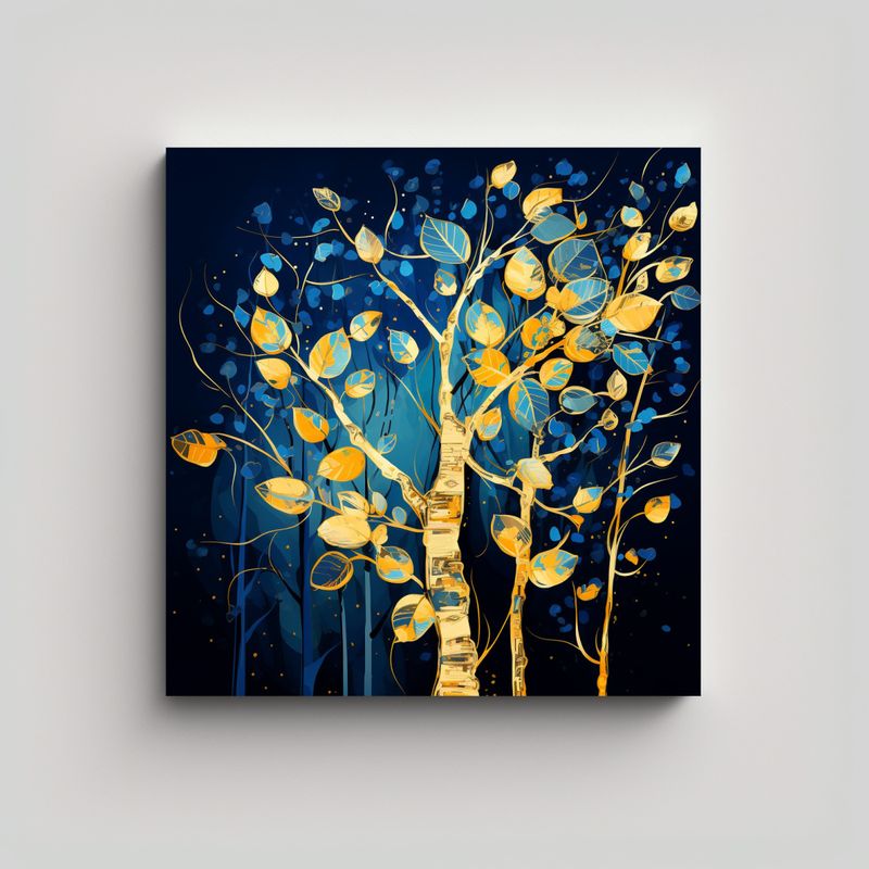 GENERICO - Lienzo De Tela Decorativo Para Oficina Con 60x60 Cm