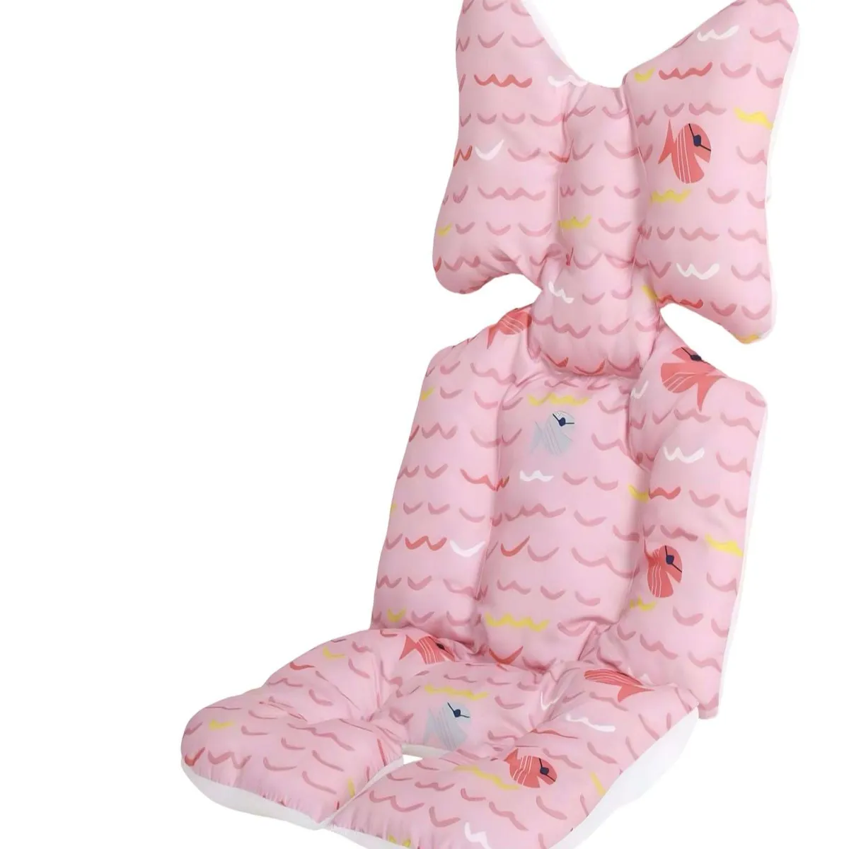 GENERICO - Cojin bebe acolchado para Coches o silla de Autos  Rosa