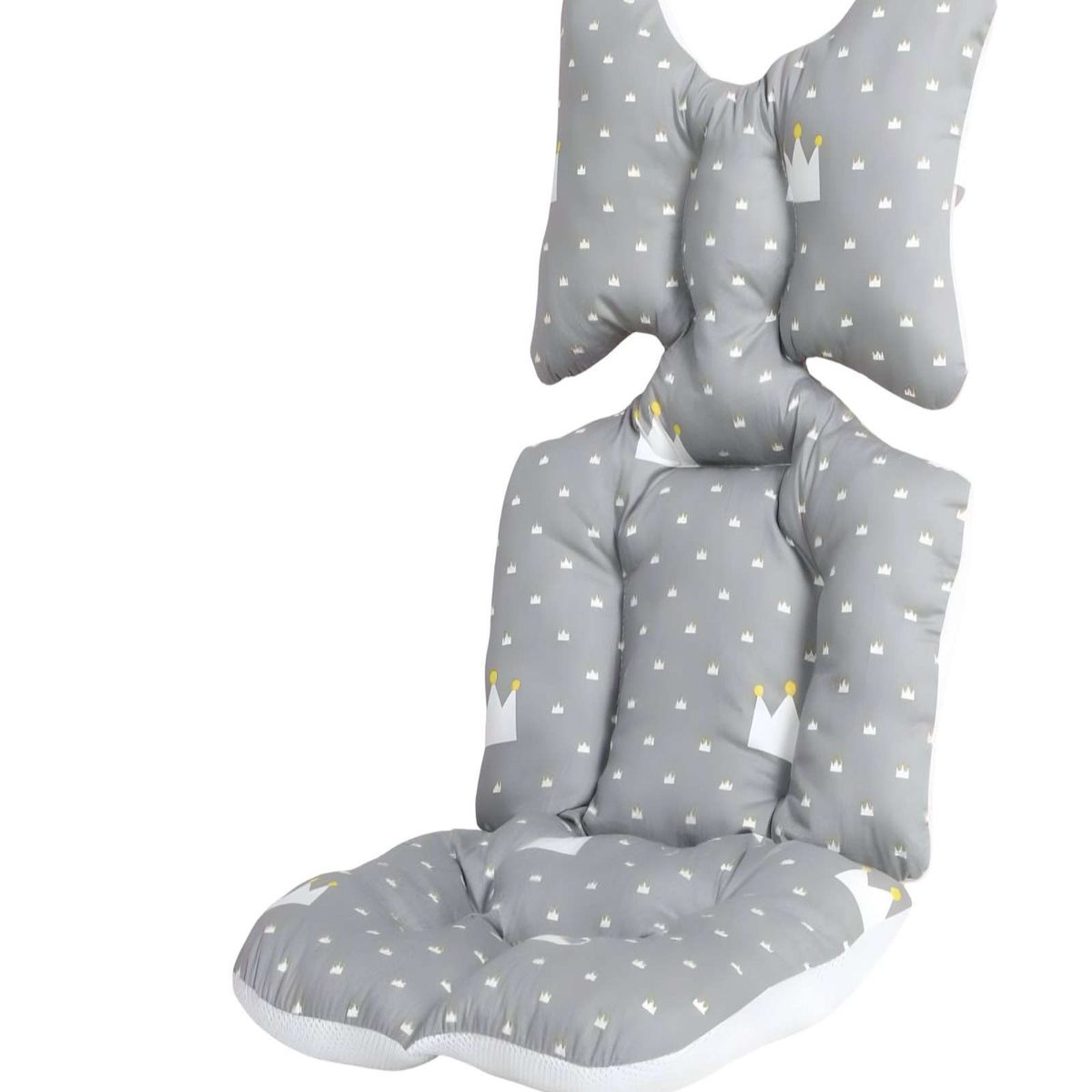 GENERICO - Cojin bebe acolchado para Coches o silla de Autos  Gris