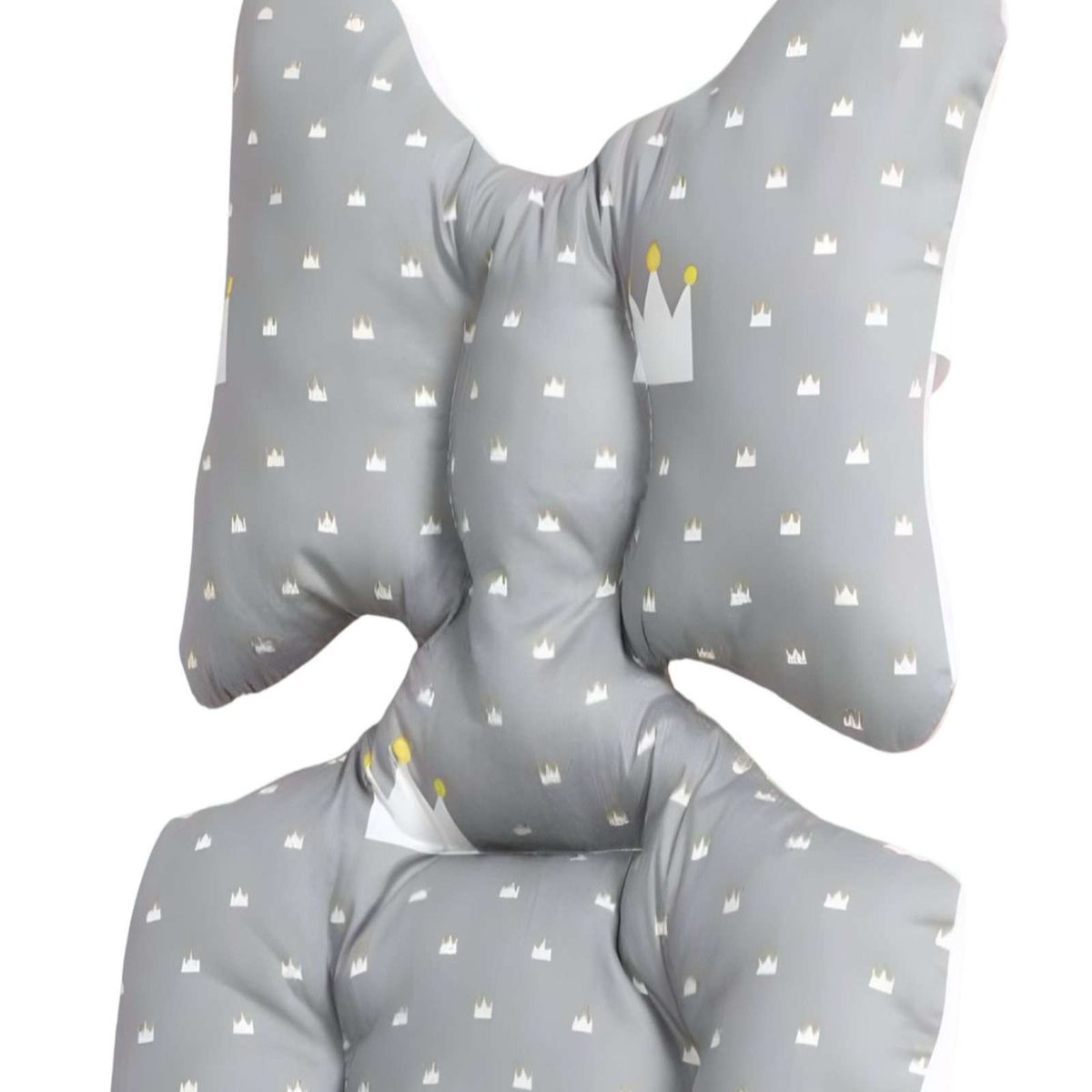 GENERICO - Cojin bebe acolchado para Coches o silla de Autos  Gris