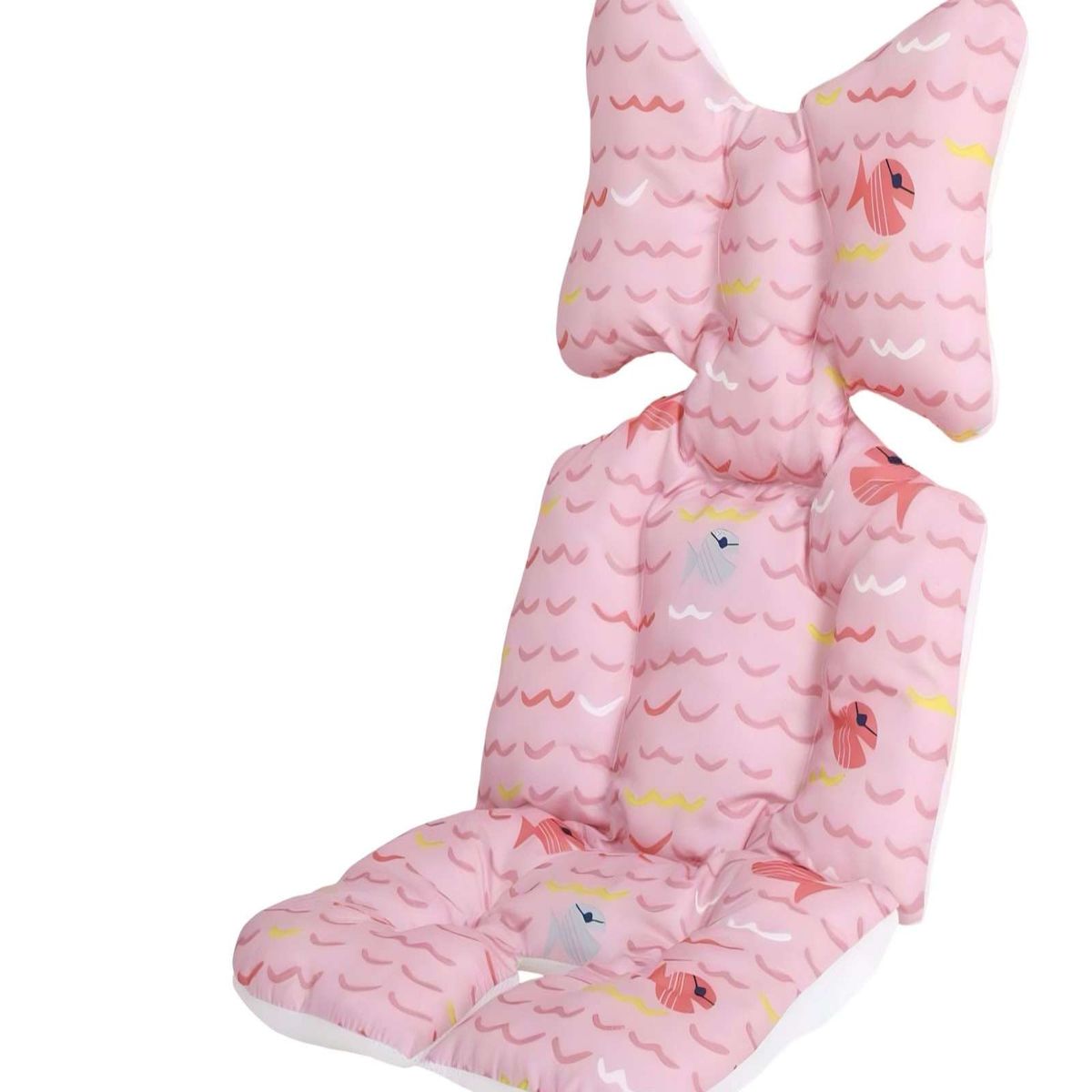 GENERICO - Cojin bebe acolchado para Coches o silla de Autos  Rosa