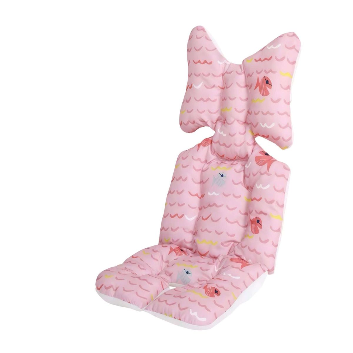 GENERICO - Cojin bebe acolchado para Coches o silla de Autos  Rosa