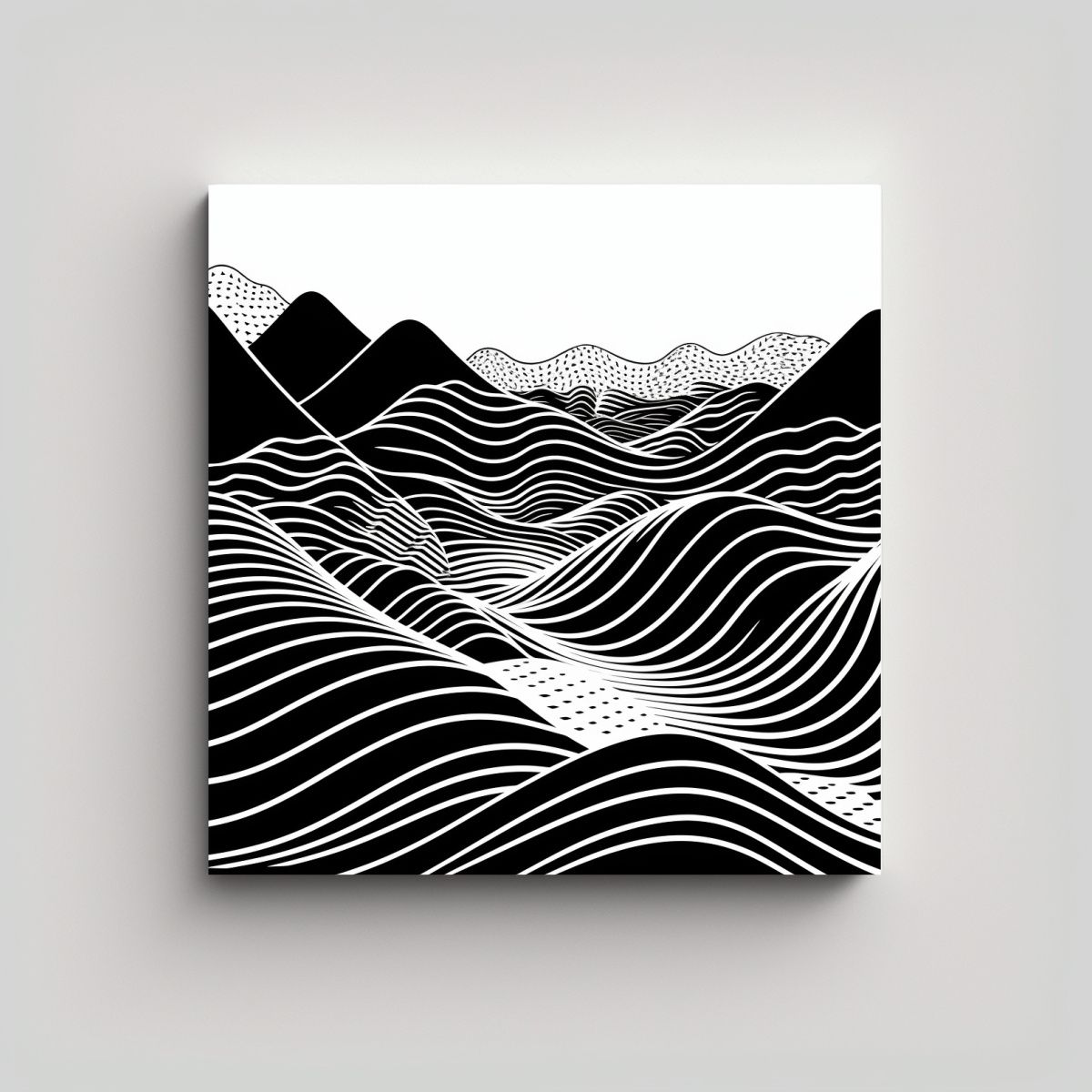 GENERICO - Pinturas Decorativas Retro De Relieve En Lienzo 60x60 Cm