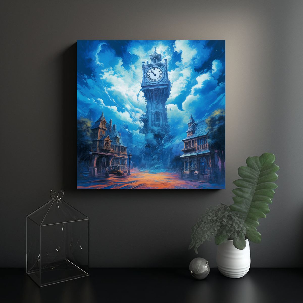 GENERICO - Pinturas Decorativas Urbanas Artista Pinta En 60x60 Cm.