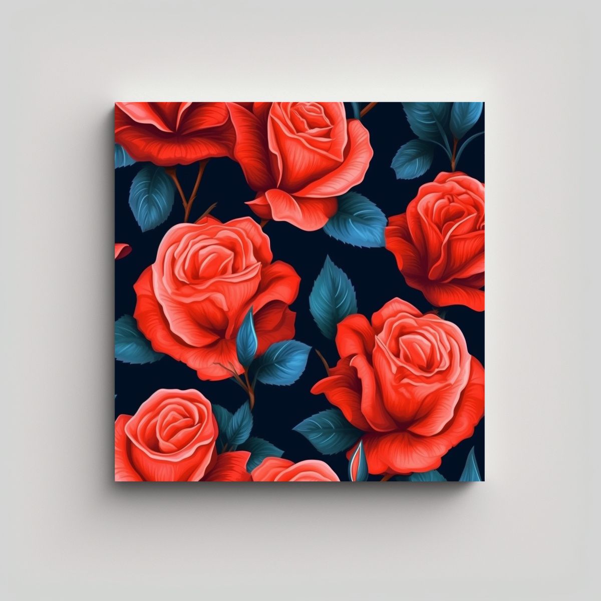 GENERICO - Exposición Cuadro Hermoso Arte Realista 3D De 60x60 Cm.