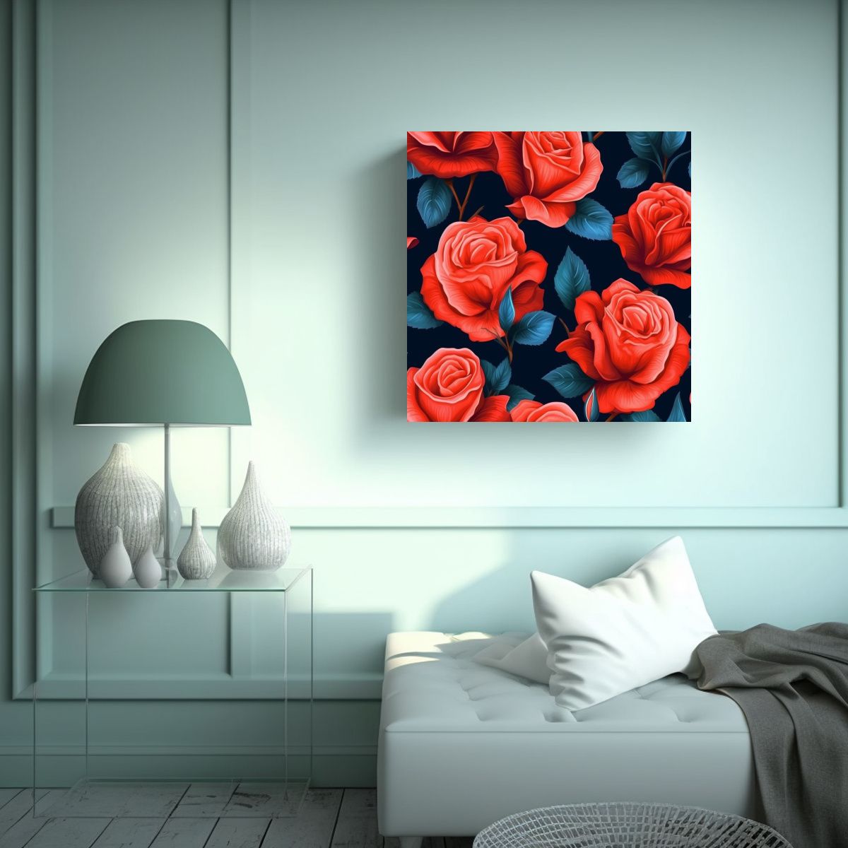 GENERICO - Exposición Cuadro Hermoso Arte Realista 3D De 60x60 Cm.