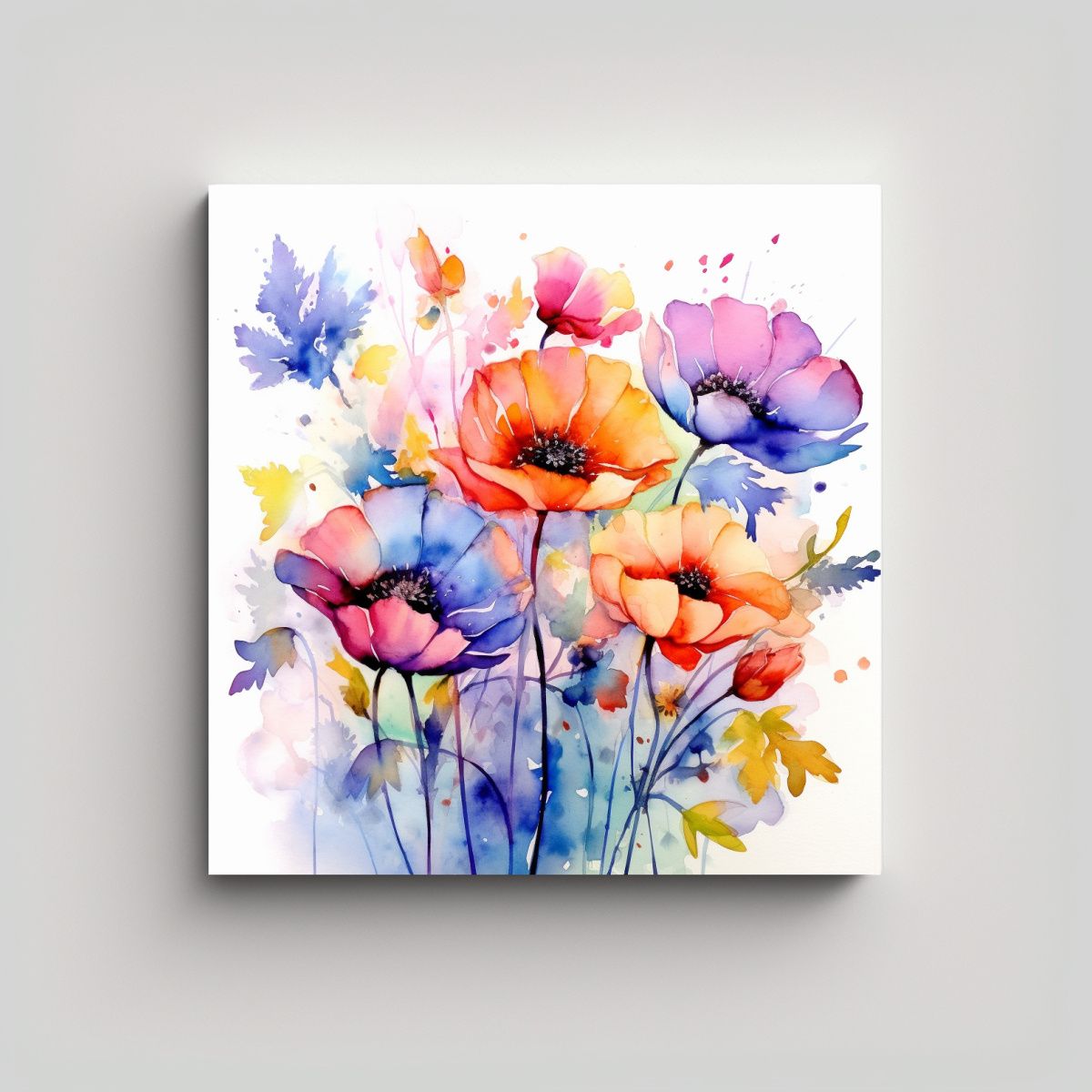 GENERICO - Gama Calidos Colores Composición Alta Calidad 60x60 Cm