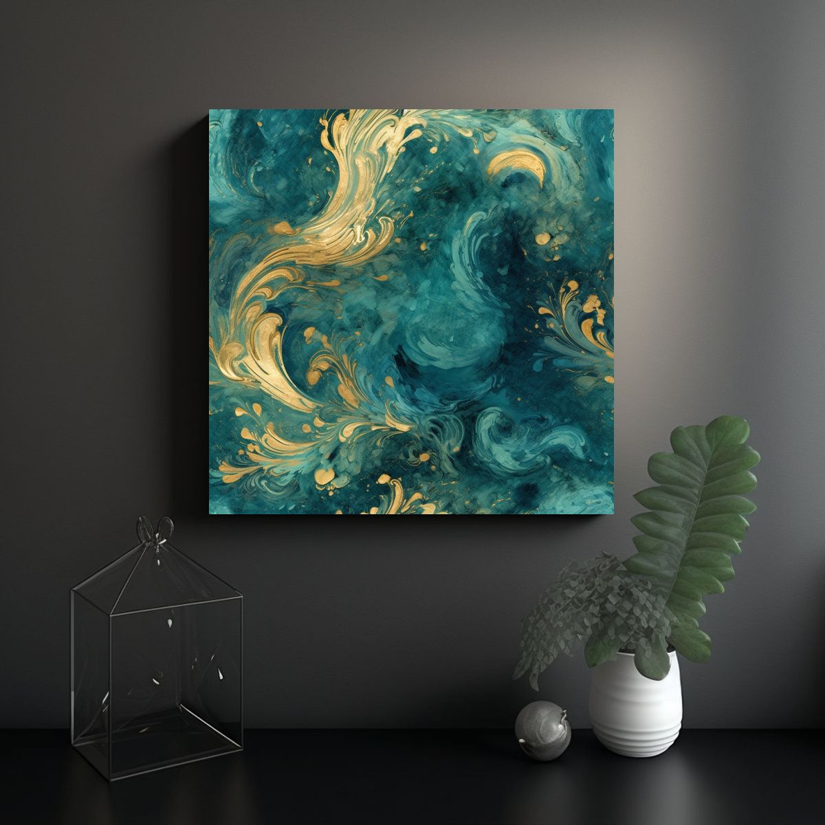 GENERICO - Pintura Grande En Azulejo Estilo Galería Para 60x60 Cm