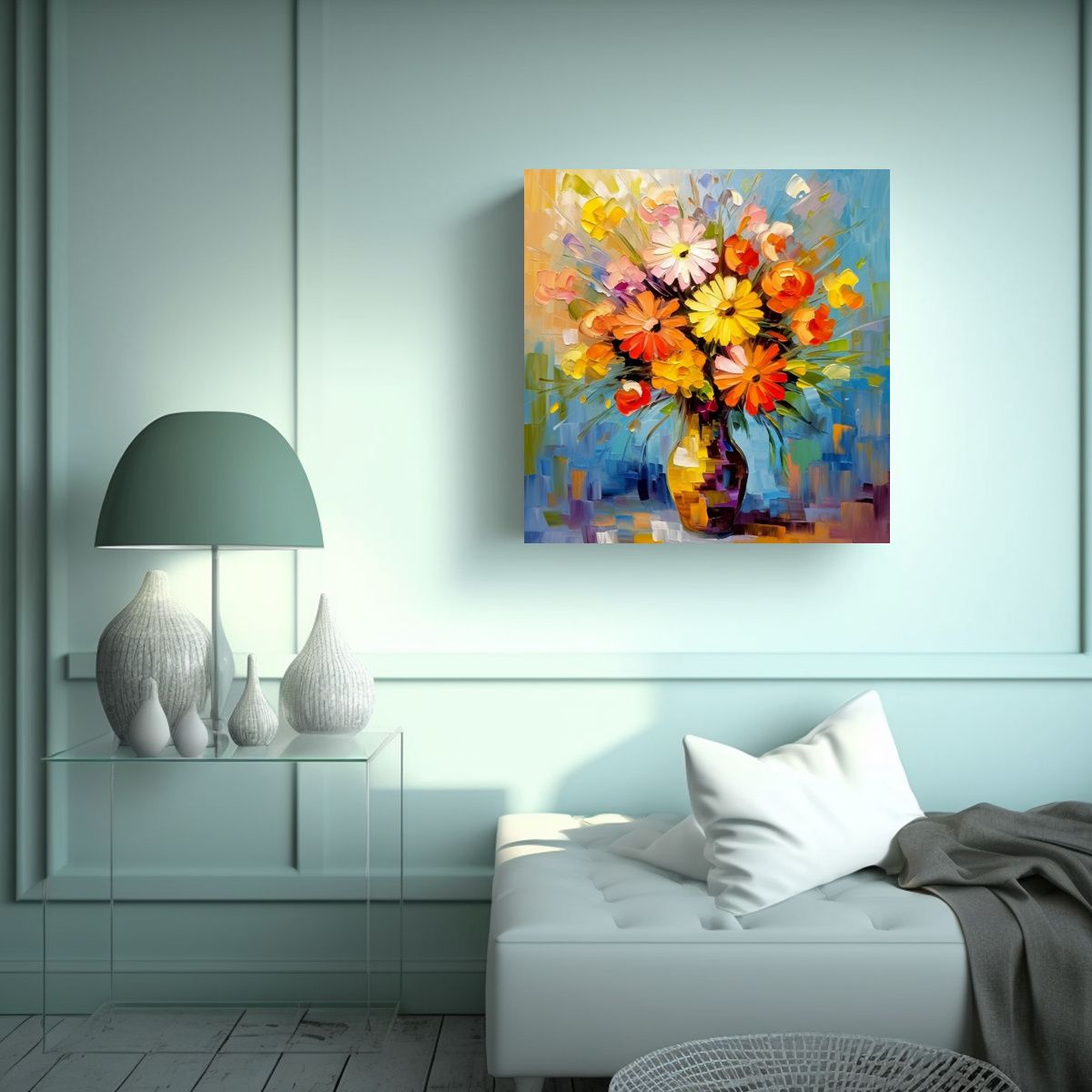 GENERICO - Diseño Equilibrado De Composición Digital En 60x60 Cm.