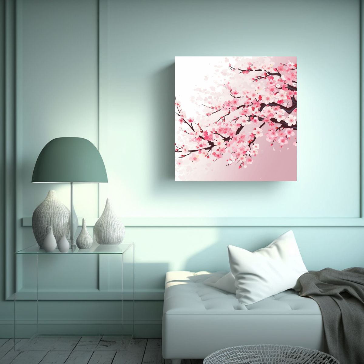 GENERICO - Bastidor De Tela Con Profundidad Ilustración 60x60 Cm