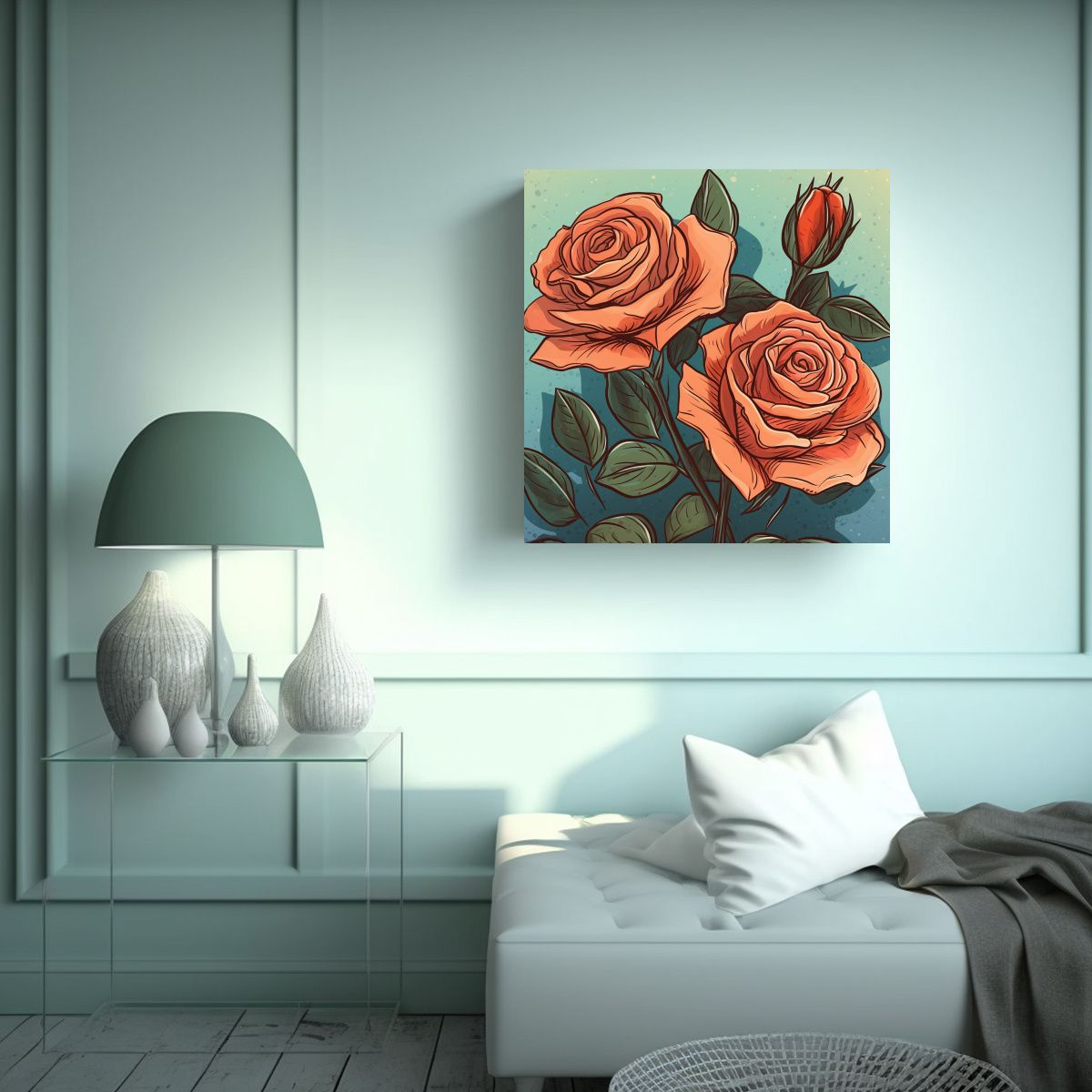 GENERICO - Espectacular Arte De Pared Al Estilo SheHer 60x60 Cm