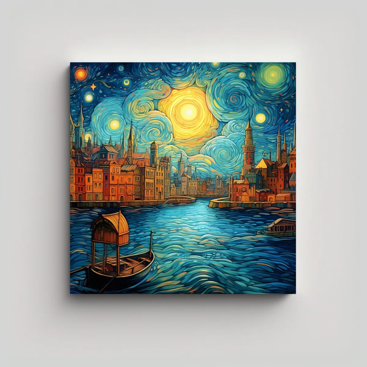 GENERICO - Promoción Pinturas Decorativas En Estilo Van 60x60 Cm