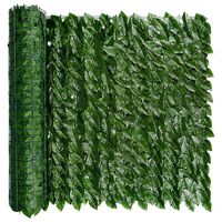 Set 2 Malla De Hojas Enredadera Artificiales Cerca 3x1m Decorativa