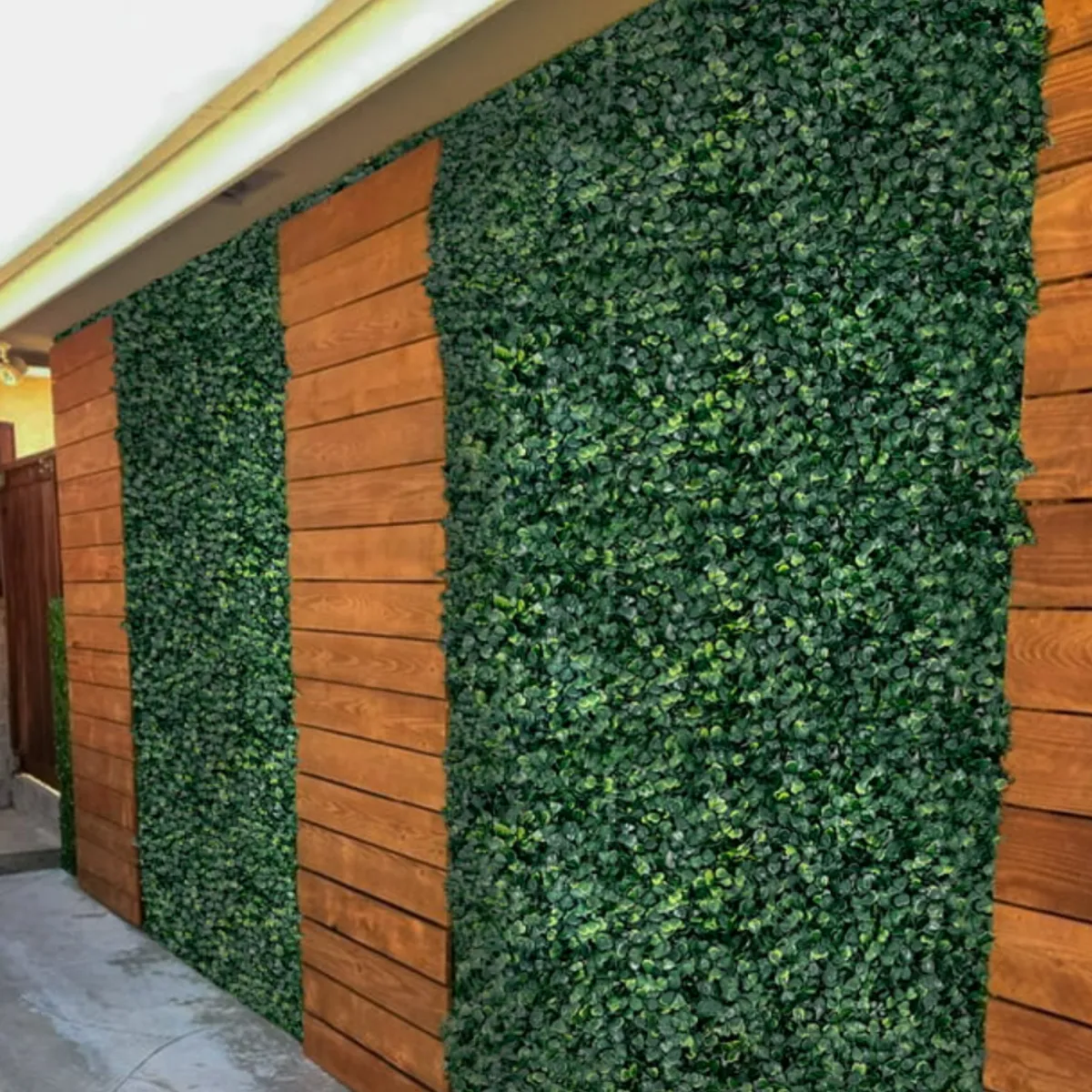 GENERICO - 20 Piezas Follaje Artificial 40x60cm Verde Decoración Jardín