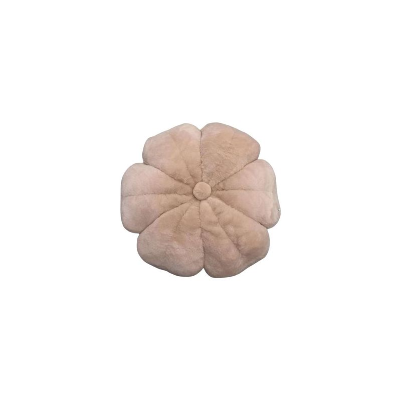 GENERICO - COJIN FLOR BEIGE 50 CM
