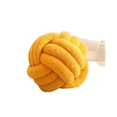 GENERICO - COJIN NUDO MOSTAZA 22 CM