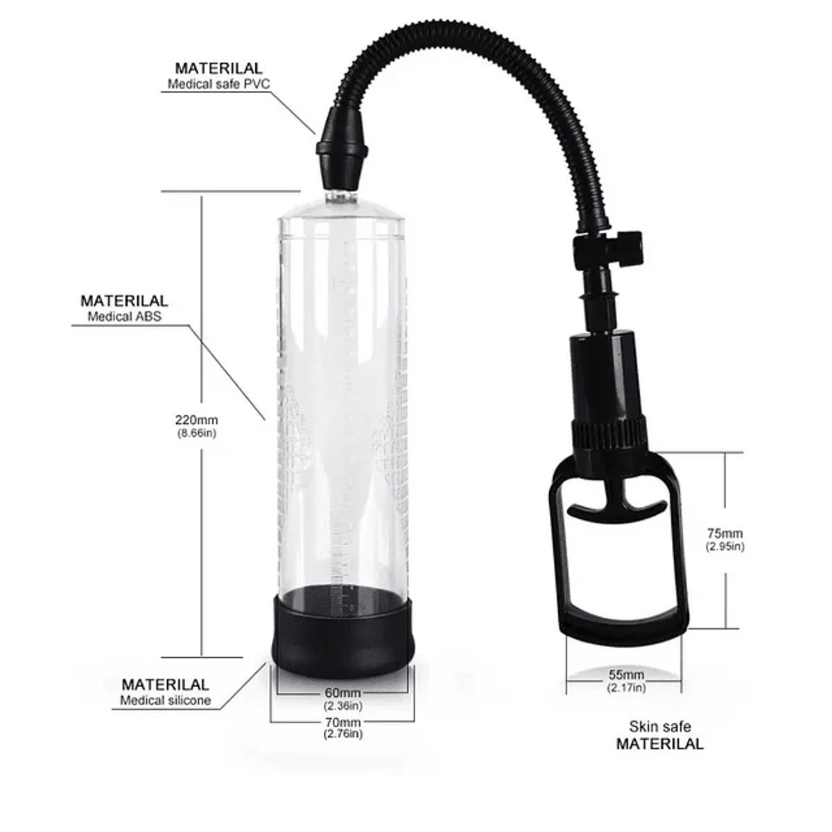 LOVETOY - Bomba de vacío para alargar y engrosar