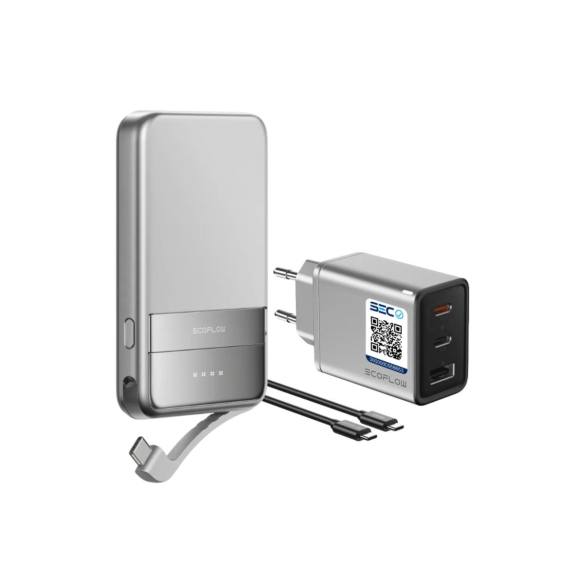 ECOFLOW - EcoFlow Power Bank 5000 + Cargador de 65W