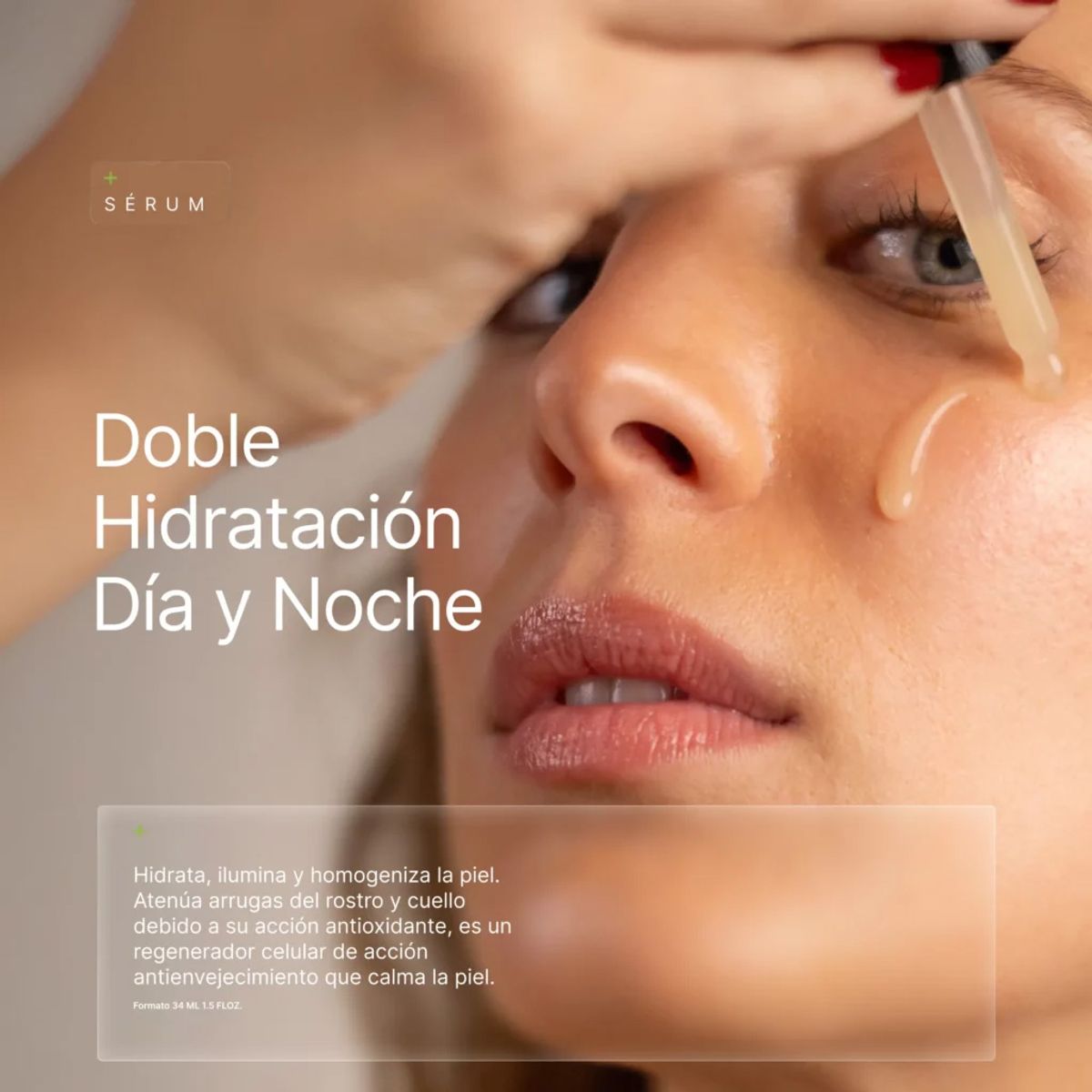 DR + OP ULTRA FINE BUBBLE TECHNOLOGY - DROP+ Sérum Doble Hidratación Día y Noche