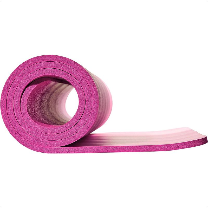 SUPERCENTER - Mat Yoga 10 Mm Alfombra Pilates Extra Gruesa  Rosa chicle