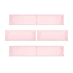 KINDA NICE - Set 4pcs Protector Cuna Bebé Algodón 100% Algodon
